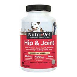 Hip and Joint Advanced Strength Chewable Supplement for Dogs  Nutri-Vet
